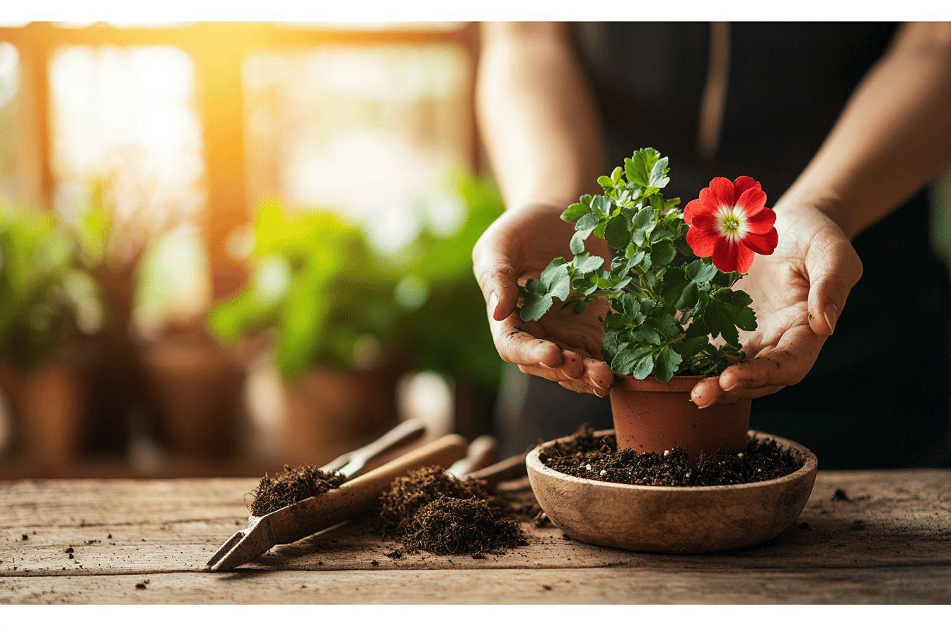 Comment réussir le bouturage des géraniums : une méthode simple pour débutants